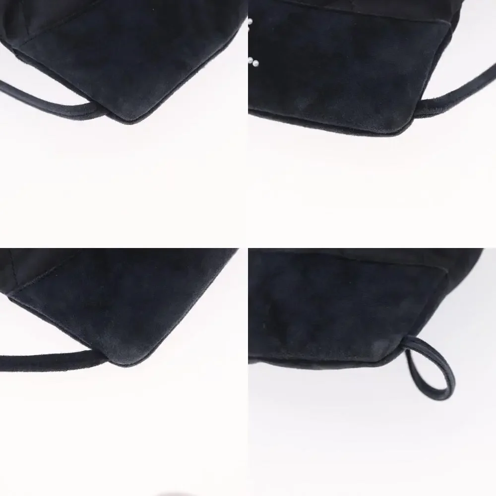 Chanel Matelasse Backpack Satin Navy CC